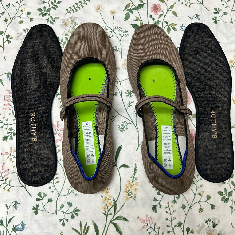Rothy’s Portabello Mary Janes 10.5